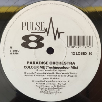 PARADISE ORCHESTRA - Colour Me