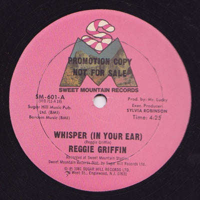 REGGIE GRIFFIN - Whisper (In Your Ear) / B Mice Elf