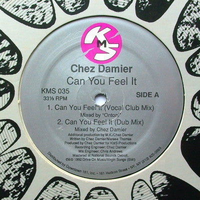 CHEZ DAMIER - Can You Feel It / A 2 1/2 Step