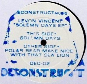 LEVON VINCENT - Solemn Days EP