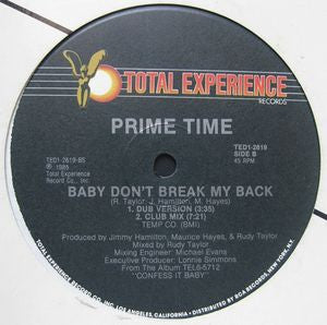 PRIME TIME - Baby Don't Break My Back