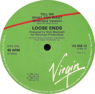 LOOSE ENDS - Tell Me What You Want
