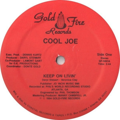 JOE COOL - Keep On Livin'