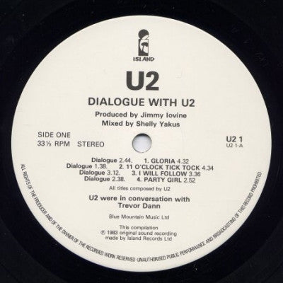 U2 - A Dialogue With U2