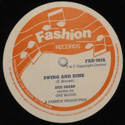 DEE SHARP - Swing And Dine / Follow Your Heart