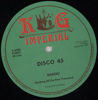 BADOO - Rocking Of The Five Thousand / Reaching To Be Free