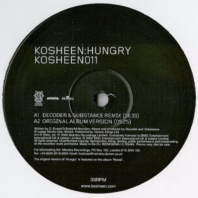 KOSHEEN - Hungry