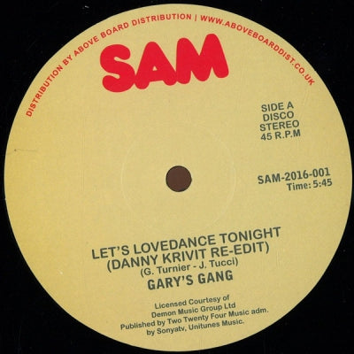 GARY'S GANG - Let's Lovedance Tonight