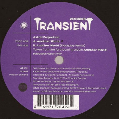 ASTRAL PROJECTION - Another World EP