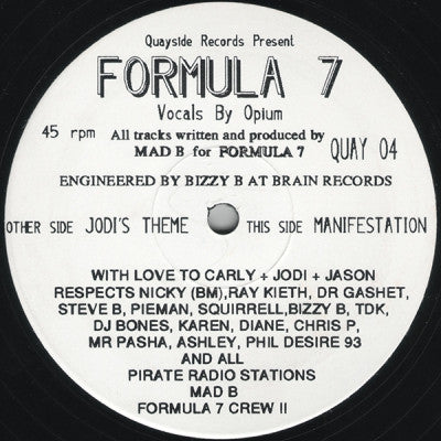 FORMULA 7 - Jodi's Theme / Manifestation
