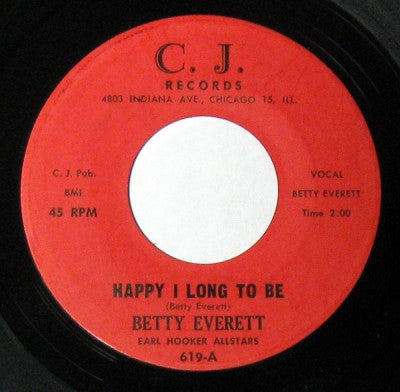 BETTY EVERETT - Happy I Long To Be / Your Loving Arms