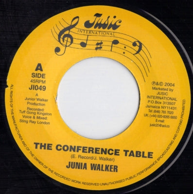 JUNIA WALKER / JUNIA WALKER ALL STARS - The Conference Table / Table Of Stone Dub