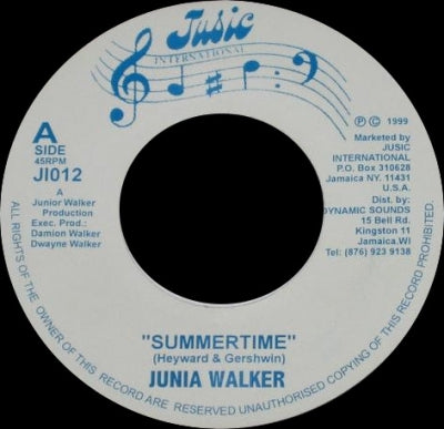 JUNIA WALKER - Summertime / Down Downpresser