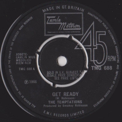 THE TEMPTATIONS - Get Ready / My Girl
