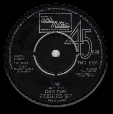 EDWIN STARR - Time / Running Back And Forth