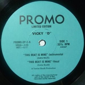 VICKY D - This Beat Is Mine / Mystery Lover
