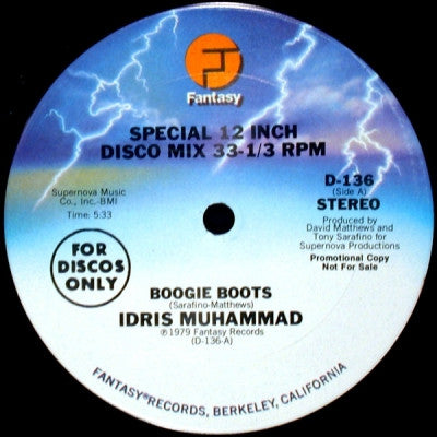 IDRIS MUHAMMAD - Boogie Boots / Foxhuntin'