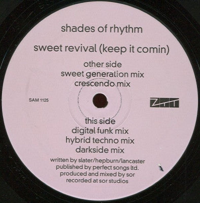 SHADES OF RHYTHM - Sweet Revival (Keep It Comin)