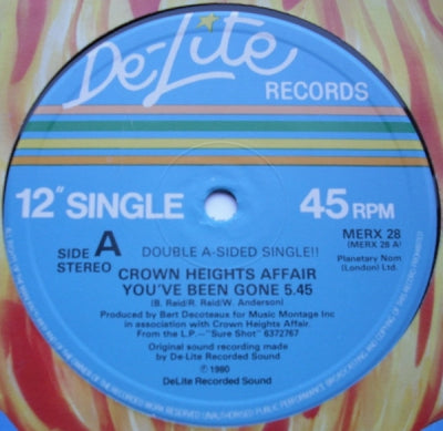 CROWN HEIGHTS AFFAIR - You've Been Gone / Far Out