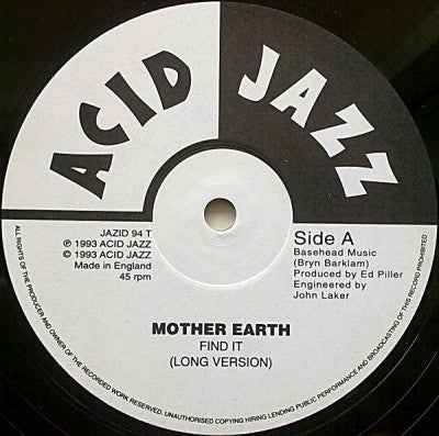 MOTHER EARTH - Find It