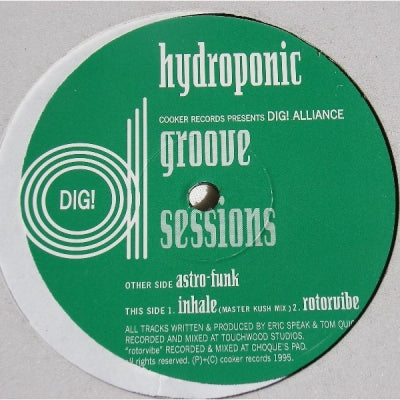 COOKER RECORDS PRESENT DIG! ALLIANCE - Hydroponic Groove Sessions Ep