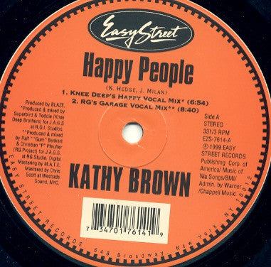 KATHY BROWN - Happy People