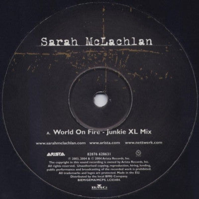 SARAH McLACHLAN - World On Fire