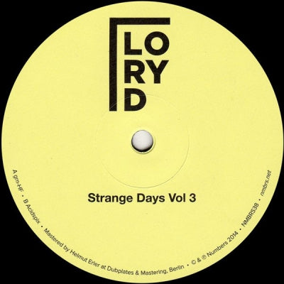 LORY D - Strange Days Vol 3