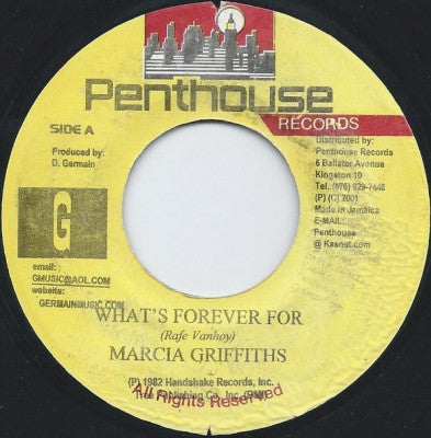 MARCIA GRIFFITHS - What's Forever For / Version