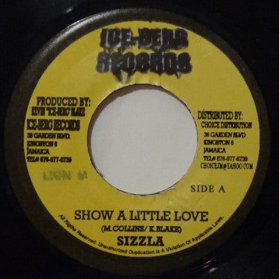 SIZZLA - Show A Little Love / Version Rose Apple