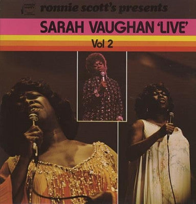 SARAH VAUGHAN - Ronnie Scott's Presents Sarah Vaughan Live Volume 2