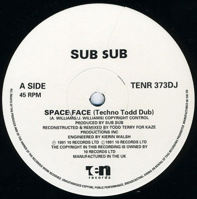 SUB SUB - Space Face / Ecto-Jam-Sub