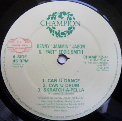 KENNY JAMMIN' JASON - Can U Dance