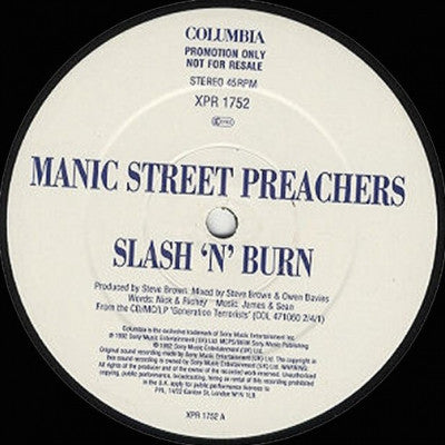 MANIC STREET PREACHERS - Slash 'N' Burn
