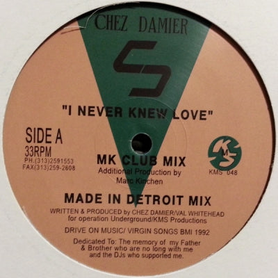 CHEZ DAMIER - I Never Knew Love