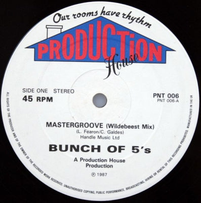 BUNCH OF 5'S - Mastergroove