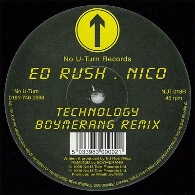 ED RUSH . NICO - Technology (Boymerang Remix)