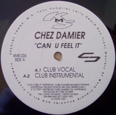 CHEZ DAMIER - Can U Feel It