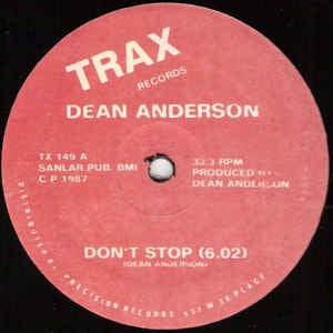 DEAN ANDERSON - Don't Stop