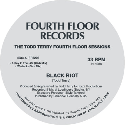 BLACK RIOT / MASTERS AT WORK - The Todd Terry Fourth Floor Sessions