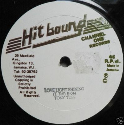 TONY TUFF - Love Light Shining / Version