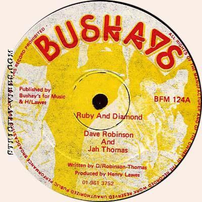 DAVE ROBINSON AND JAH THOMAS - Ruby And Diamond / Flabby Dub
