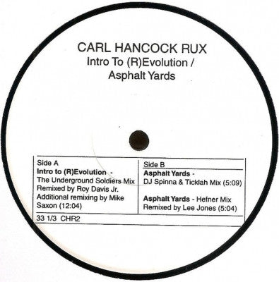 CARL HANCOCK RUX - Remixes