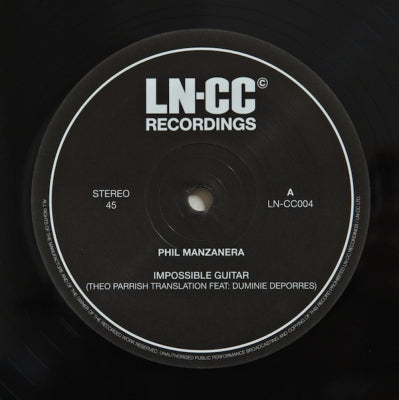 PHIL MANZANERA - Remixes Volume 4