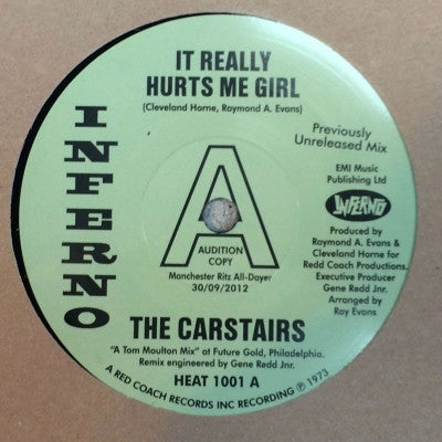 THE CARSTAIRS - It Really Hurts Me Girl