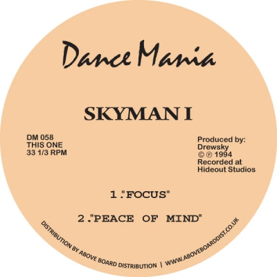 SKYMAN I - Focus / Peace Of Mind / Skoba Dee