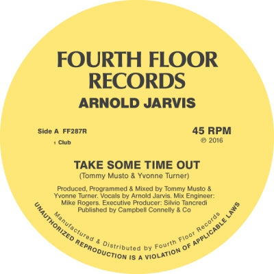 ARNOLD JARVIS - Take Some Time Out
