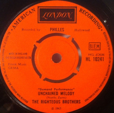THE RIGHTEOUS BROTHERS - You've Lost That Lovin' Feelin' / Unchained Melody