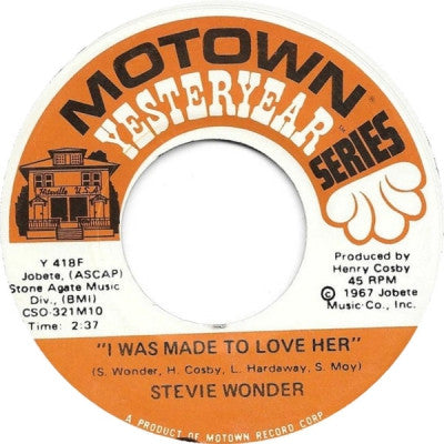 STEVIE WONDER - I Was Made To Love Her / Shoo Be Doo Be Doo Da Day