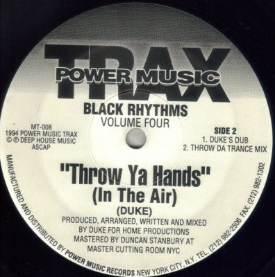 BLACK RHYTHMS - Throw Ya Hands